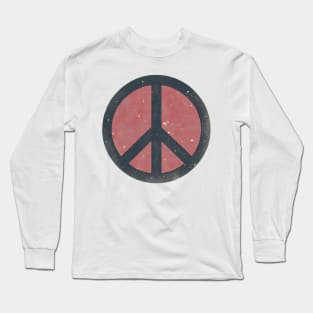 retro peace 60s sign Long Sleeve T-Shirt